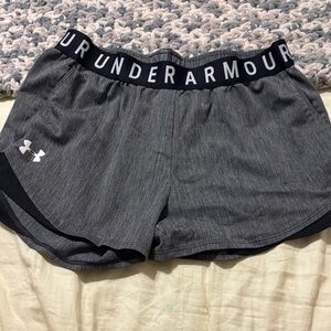 Under Armour Women's Charcoal Athletic Shorts
